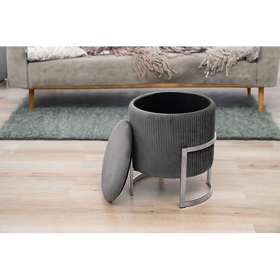 POUF PORTO GRAPHITE