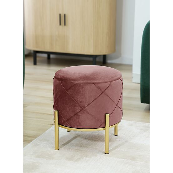 POUF SAVANA ROSE POUDRÉ
