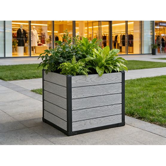 Pratique jardinière carrée pour plantes 73x73x70,5 cm