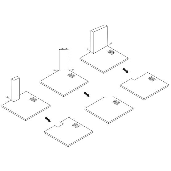 Receveur de douche Magnum Blanc 90x90