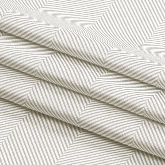 Rideau CLEAR couleur cappuccino motif imprimé style bohème classique œillets métalliques argentés