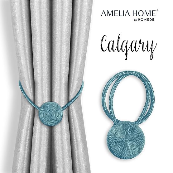 Rideaux - accessoires CALGARY couleur bleu clair ameliahome