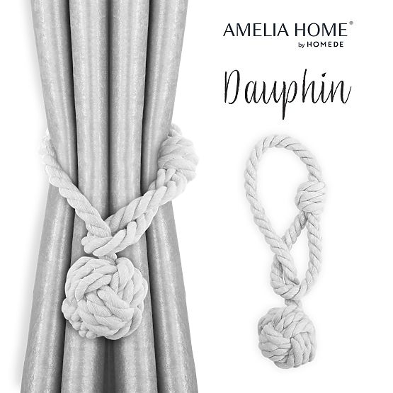 Rideaux - accessoires DAUPHIN couleur blanche ameliahome