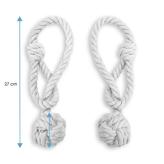 Rideaux - accessoires DAUPHIN couleur blanche ameliahome