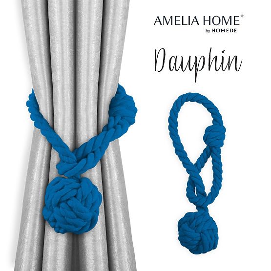 Rideaux - accessoires DAUPHIN couleur indigo ameliahome