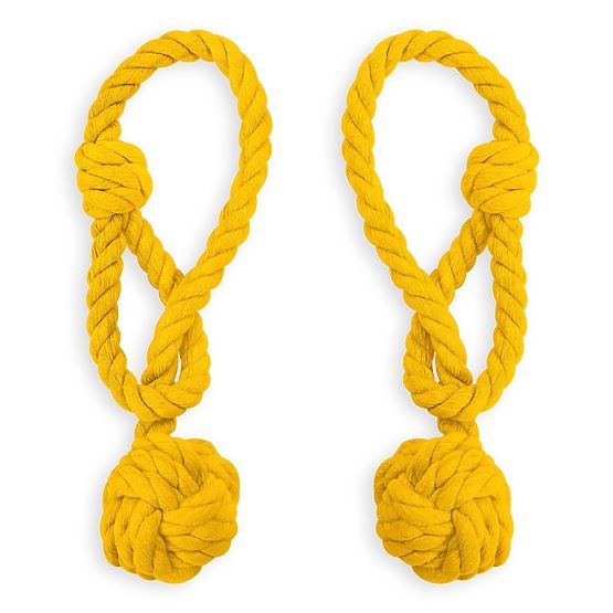 Rideaux - accessoires DAUPHIN couleur jaune ameliahome