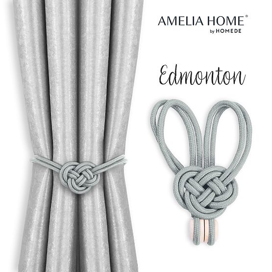 Rideaux - accessoires EDMONTON couleur gris ameliahome