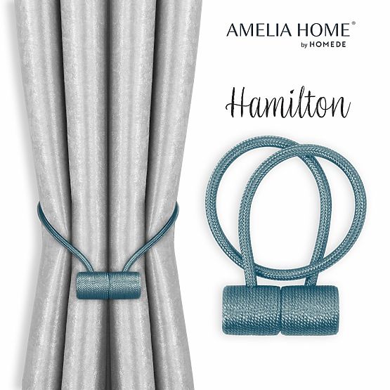 Rideaux - accessoires HAMILTON couleur bleu marine ameliahome