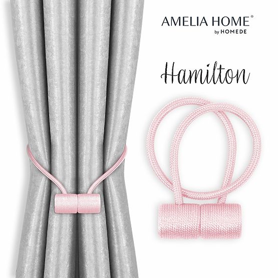Rideaux - accessoires HAMILTON couleur rose poudré ameliahome