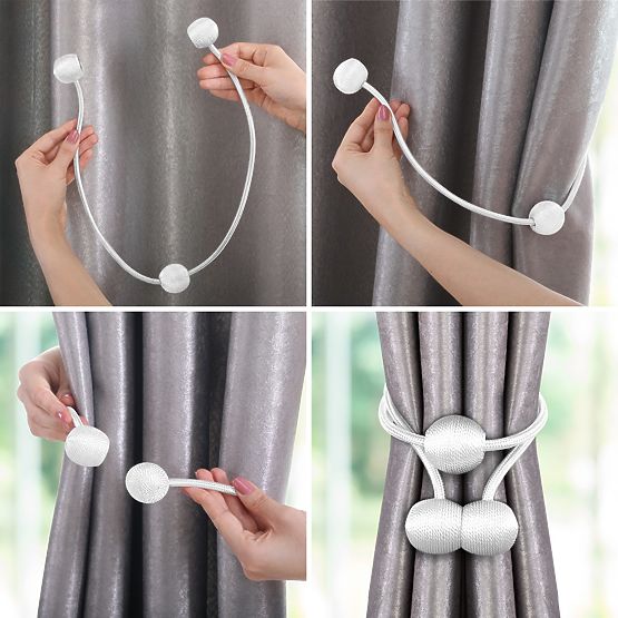 Rideaux - accessoires MONTREAL couleur rose poudré ameliahome