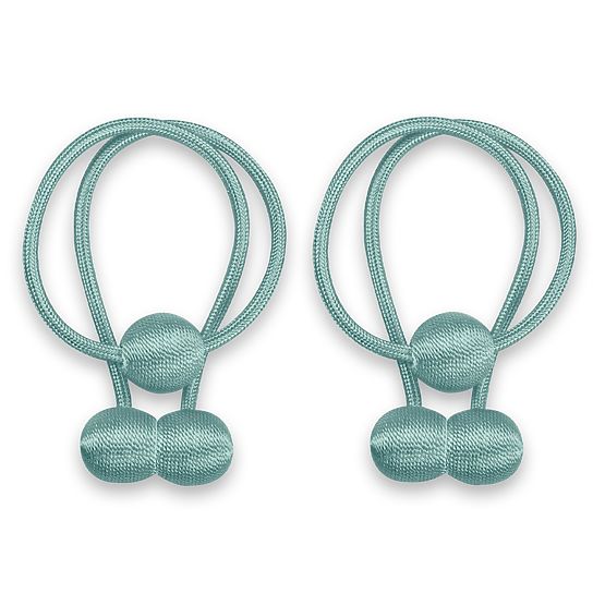 Rideaux - accessoires MONTREAL couleur turquoise ameliahome