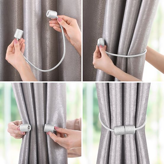 Rideaux - accessoires SURREY couleur gris ameliahome