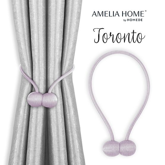 Rideaux - accessoires TORONTO couleur lilas ameliahome