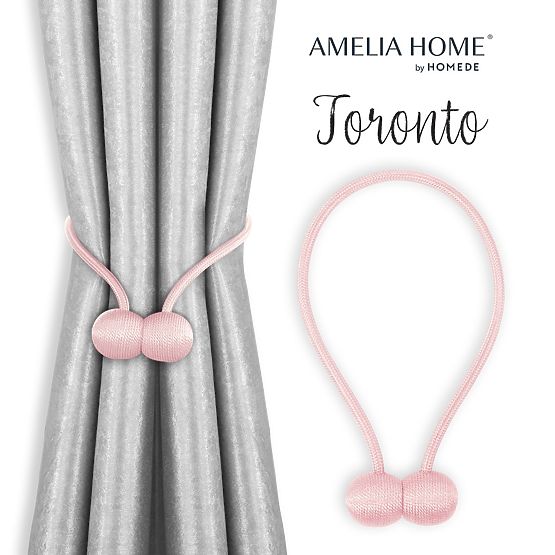 Rideaux - accessoires TORONTO couleur rose poudré ameliahome