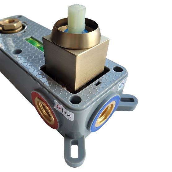 Robinet de Lavabo Encastré REA Joe Or Brossé