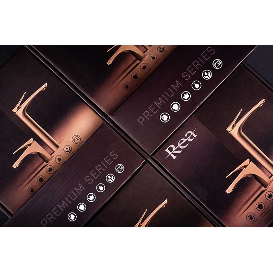 Robinet de Lavabo Encastré REA Joe Or Brossé