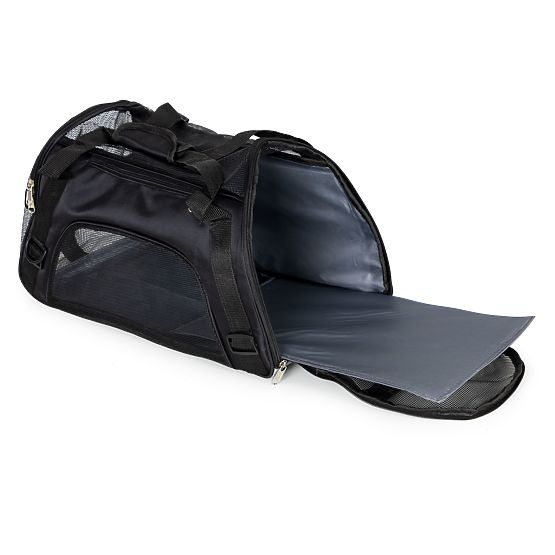 Sac de transport pour animaux chat chien noir