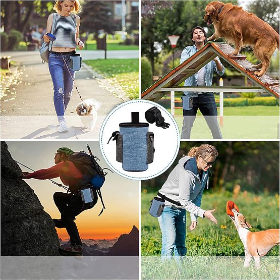 Sac à friandises pour chien MAILO bleu