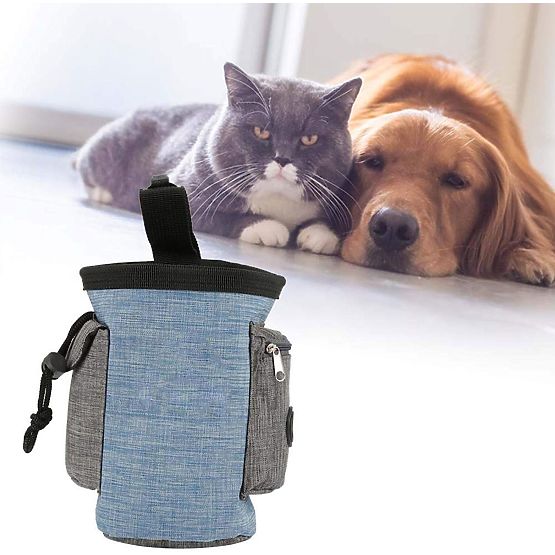 Sac à friandises pour chien MAILO bleu