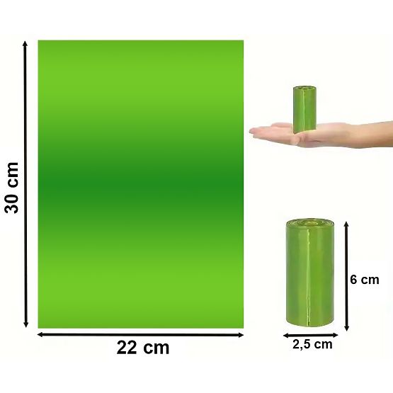 Sacs pour excréments de chien GIZMO 400 pièces