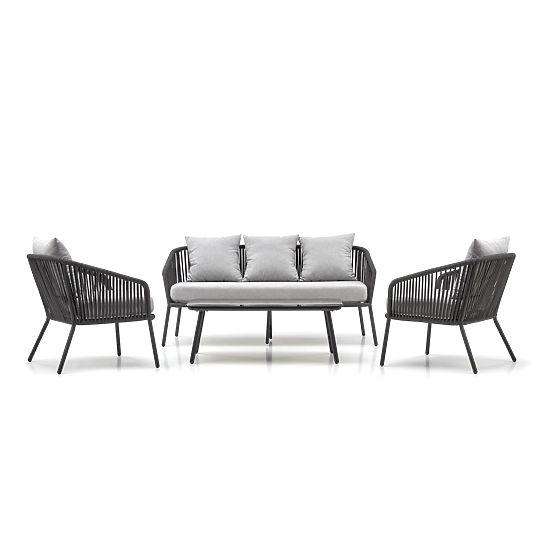 Salon de jardin avec coussins ROCCA