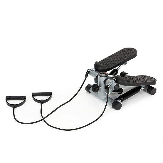 Stepper avec élastiques pour exercices de fitness avec compteur