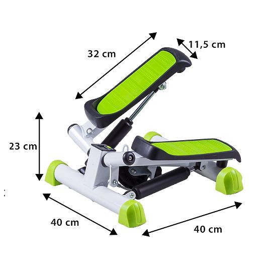 Stepper twist avec élastiques et compteur fitness ModernHome