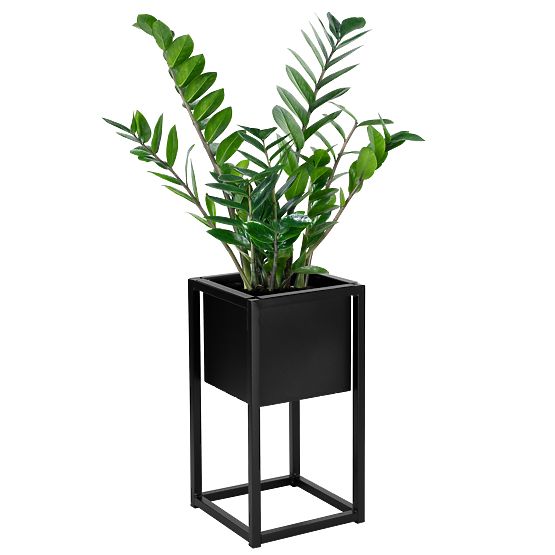 Support de fleurs Concove loft 40 cm noir