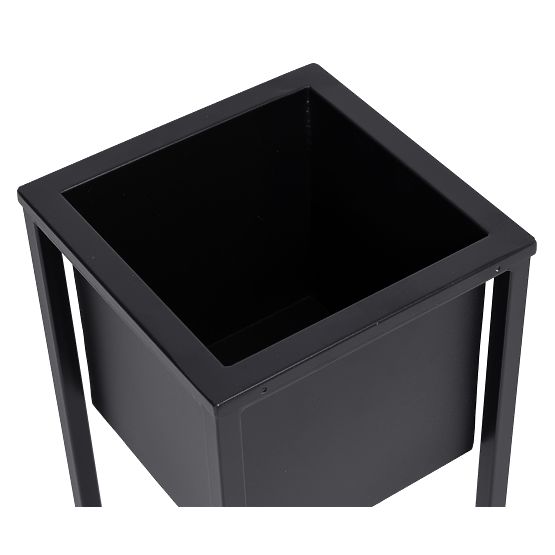 Support de fleurs Concove loft 40 cm noir