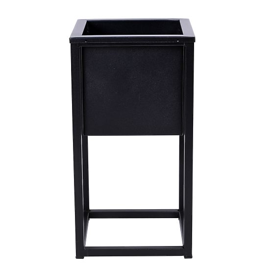 Support de fleurs Concove loft 40 cm noir