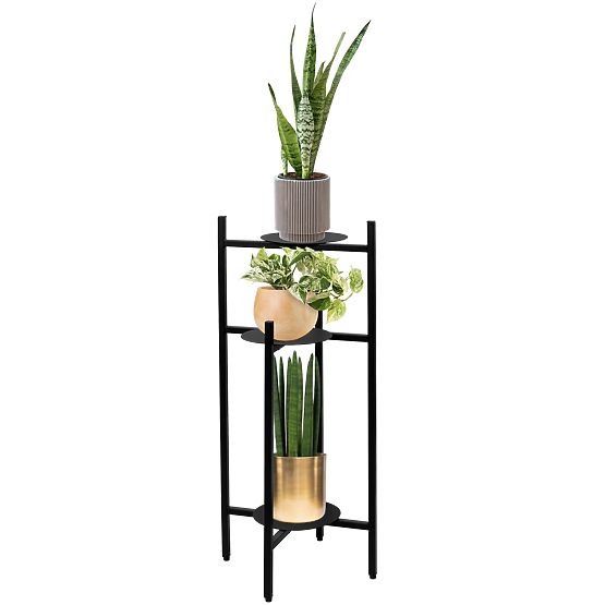 Support de fleurs loft Tretorri Support de fleurs noir