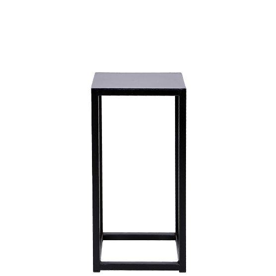 Support de fleurs Piatto loft 40 cm noir