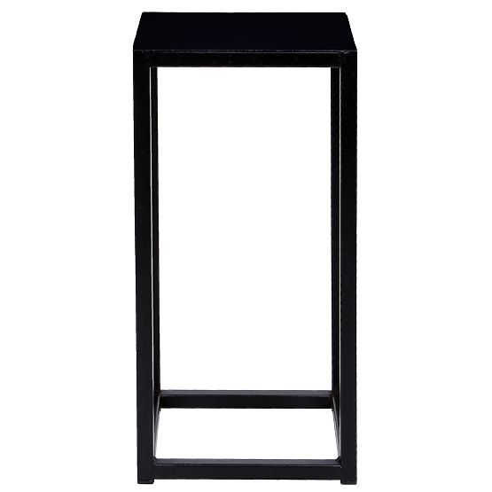 Support de fleurs Piatto loft 40 cm noir
