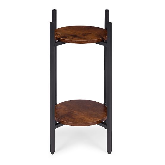 Support de fleurs sur pied à 2 niveaux décoration loft ModernHome