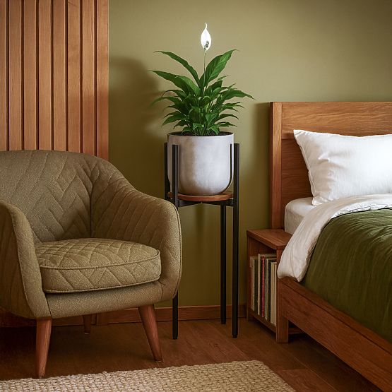 Support de fleurs sur pied décoration loft ModernHome