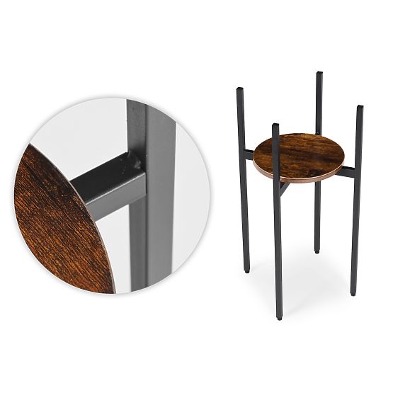 Support de fleurs sur pied décoration loft ModernHome