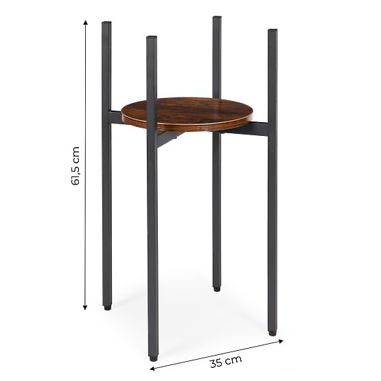 Support de fleurs sur pied décoration loft ModernHome