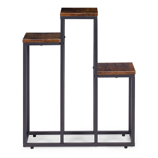 Support de plantes debout avec 3 étagères décoratives loft ModernHome