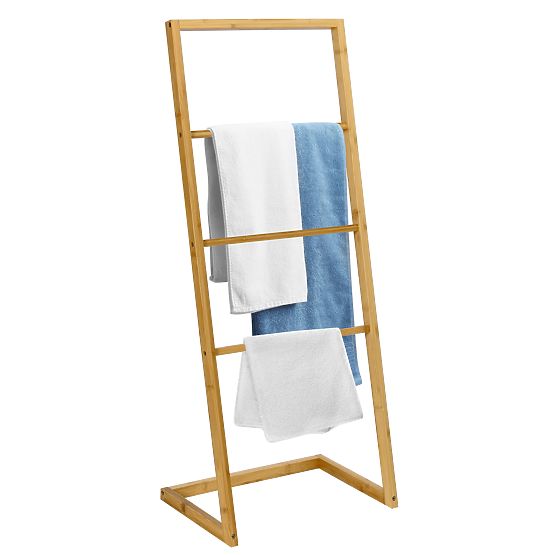 Support MEKONG en bambou avec 3 crochets