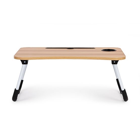Support pour ordinateur portable table de lit 60x40cm - Bois