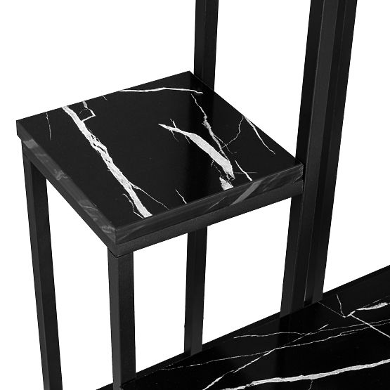 Support pour plantes ANTIRES marbre noir