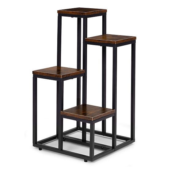 Support pour plantes décoratif 4 étagères loft ModernHome