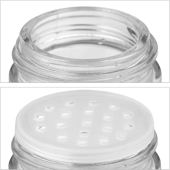 Support rotatif à épices ROTOR BLACK 20 bocaux + 72 étiquettes