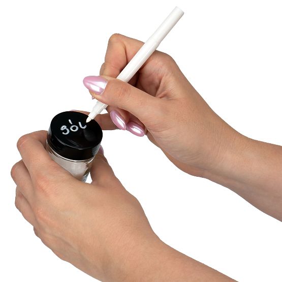 Support rotatif pour épices ROMERO 16 bocaux + 72 autocollants