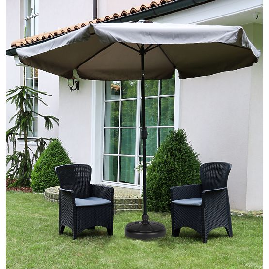 Support universel pour parasols noir