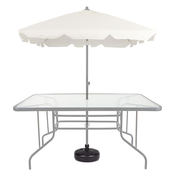 Support universel pour parasols noir