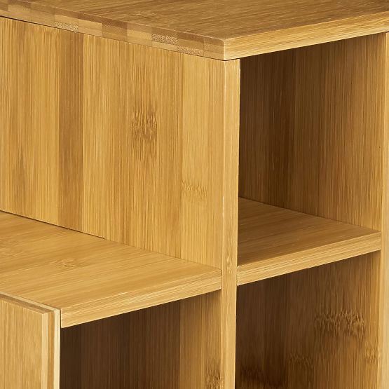 Support à vin en bambou SOLARIS naturel