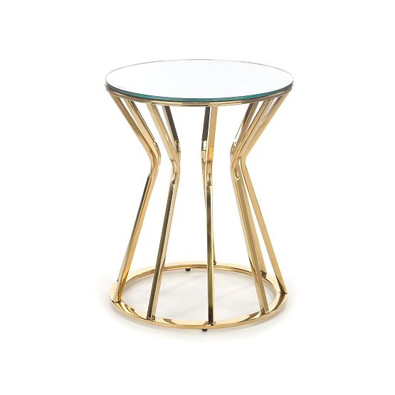 Table AFINA S, miroir / doré (1p=1pc)
