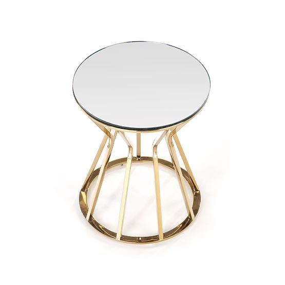 Table AFINA S, miroir / doré (1p=1pc)