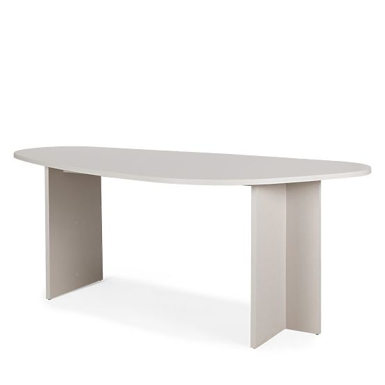 Table avec plateau irrégulier Zeva 200 cm, couleur cachemire